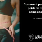 Comment perdre du poids de manière saine et efficace avec photo d'une femme mince et svelte