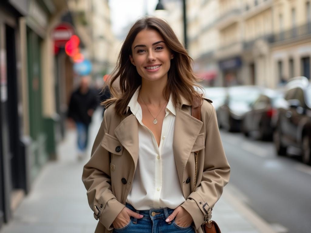 Découvrez le style authentique des Parisiennes capturé dans les rues de la capitale. Look casual-chic, élégance naturelle et joie de vivre à la française en 2024.