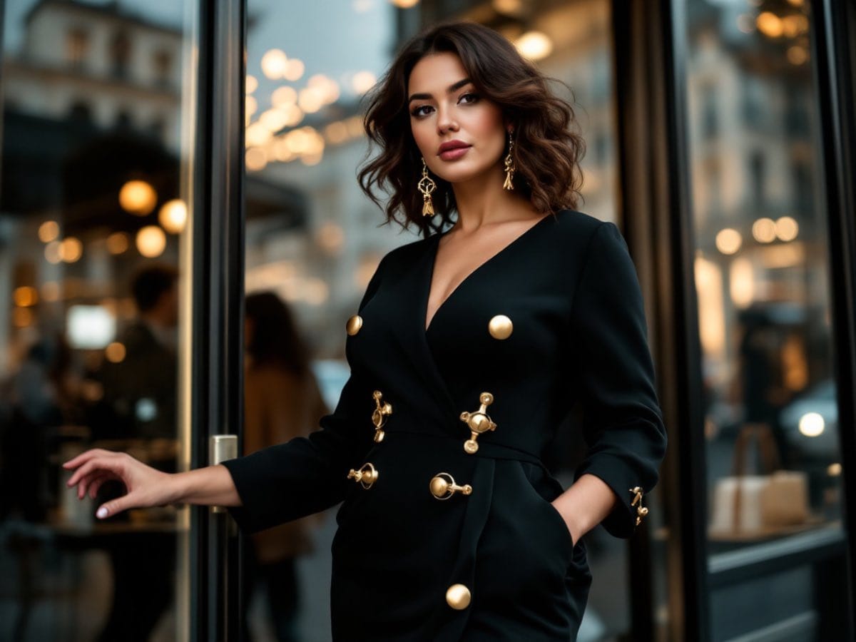 La petite robe noire se réinvente en grande taille. Découvrez les détails mode qui transforment ce basique en pièce statement pour les femmes rondes.