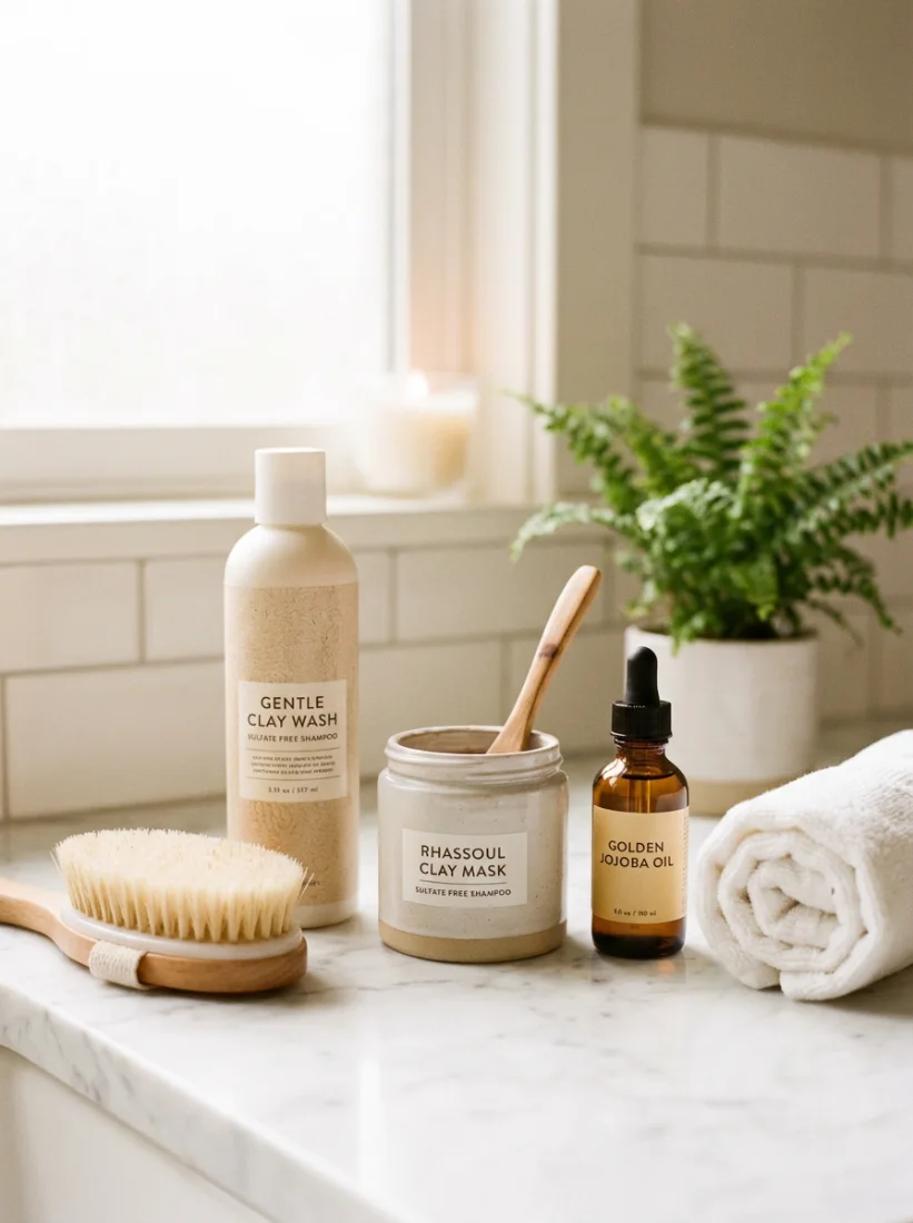 Produits de soins capillaires naturels et doux pour une routine adaptée aux cheveux gras, AddictBeaute.com le mag pour les femmes