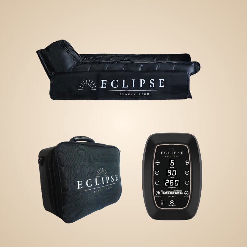 Coffret de pressothérapie : bottes de compression et boitier de controle