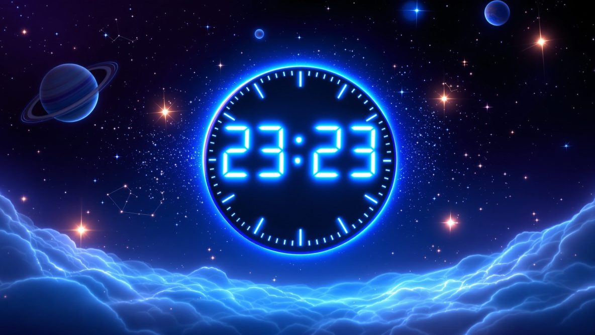 découvrez la véritable signification de l’heure miroir 23h23 et comment ce signe puissant de l’univers peut influencer votre vie. ne manquez pas ce message spirituel qui pourrait tout changer.