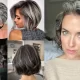 balayage-gris-brune-cheveux-court Balayage Gris sur Brune Cheveux Court : La Tendance du Moment!
