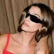 Hailey Bieber avec un carrée - Photo Instagram
