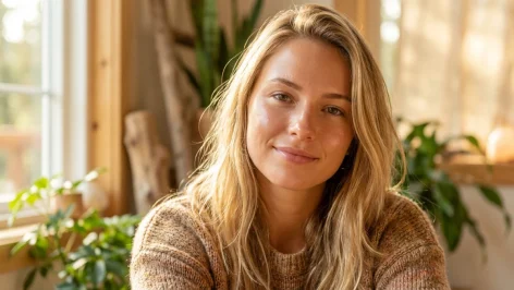 Jeune femme souriante aux cheveux brillants et sains après cure de compléments alimentaires, AddictBeaute.com le mag pour les femmes