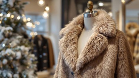Manteau en fausse fourrure H&M chic et accessible pour l’hiver