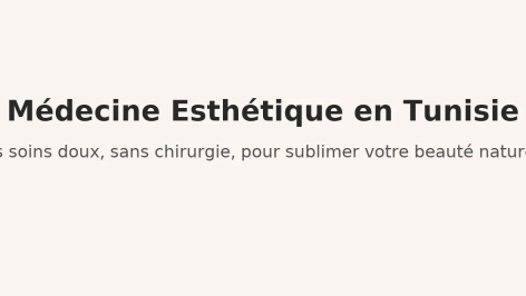 De plus en plus de patients internationaux choisissent la Tunisie pour bénéficier de soins de médecine esthétique alliant technologie de pointe, sécurité médicale et résultats visibles. Qu’il s’agisse de raffermir, hydrater, lisser ou illuminer la peau, la médecine esthétique tunisienne séduit par son efficacité et ses tarifs avantageux.
