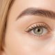 Gros plan sur des sourcils après une lamination, effet naturel et lifté